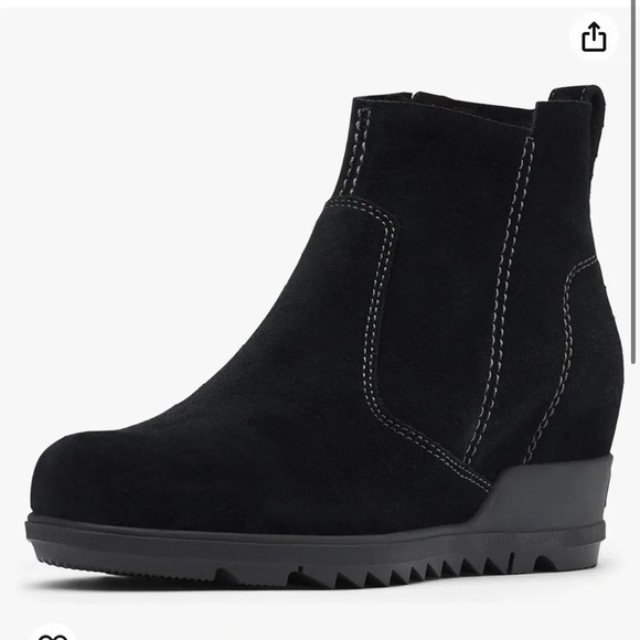 Sorel Women's Evie Bootie — Waterproof Leather — Wedge Ankle Booties, size 8 - Picture 1 of 7
